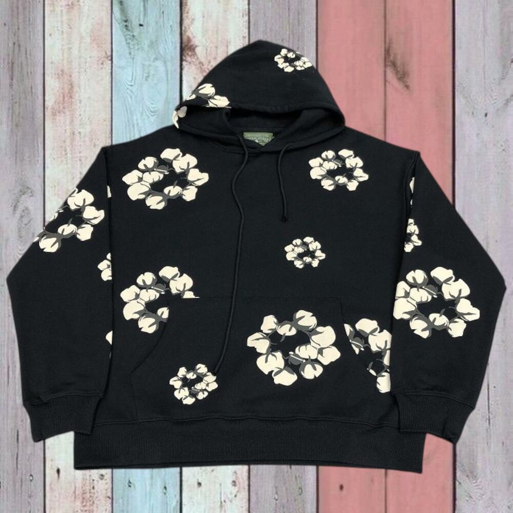 Classic Men's Denim Tears Hoodie Black